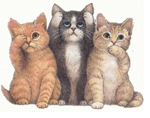 لا أسمع لا أرى لا أتكلم