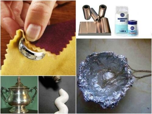 7 حيل لتنظيف مشغولاتك المصنوعة من الفضة في المنزل