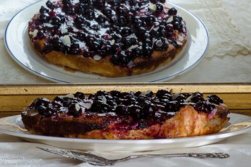 فطيرة التوت الأزرق