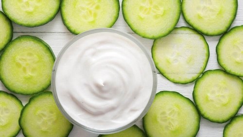 الخيار والزبادي