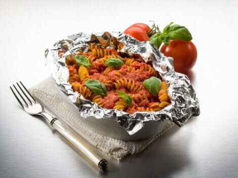وجبة في ورق ألومنيوم