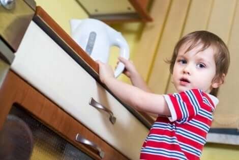 حروق الأطفال