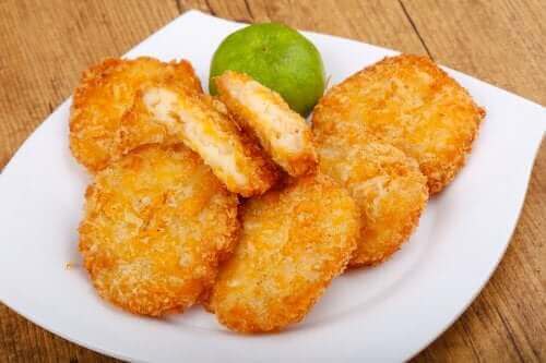 كعك مأكولات بحرية