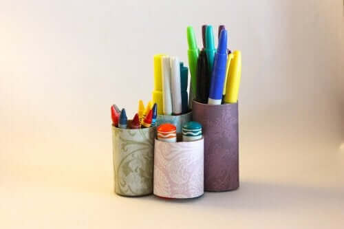 حاملات أقلام - الديكور الصديق للبيئة