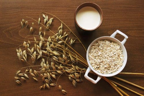 دقيق الشوفان الصمغي لعلاج الحكة