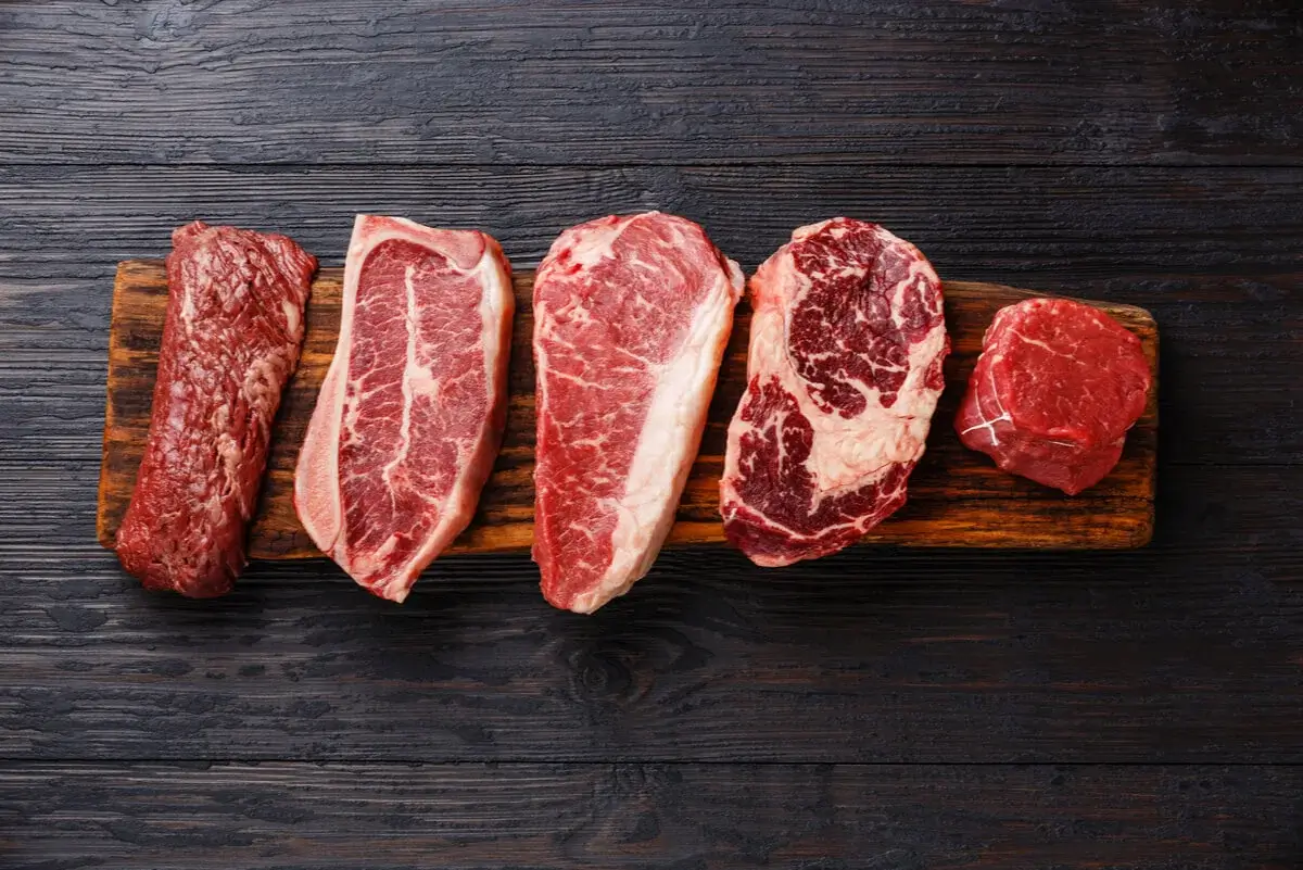 نسبة الدهون في اللحوم الحمراء